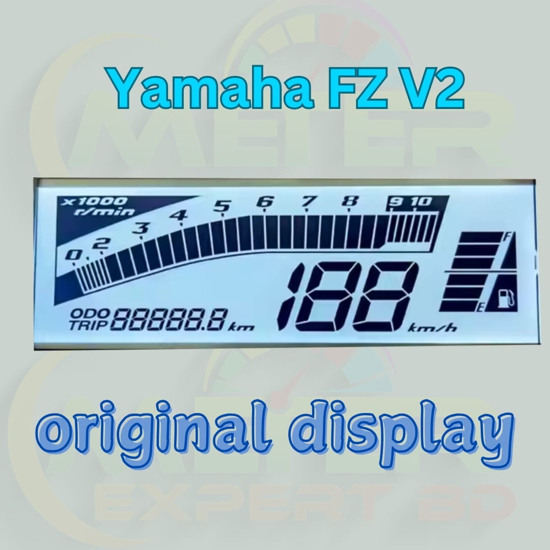 Yamaha Fazer V2 Original Digital Meter Display - Fazer V2 Original Digital Meter Display