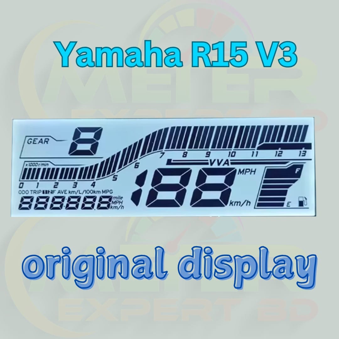 Yamaha R15 V3 Original Digital Speedometer Display - R15 V3 Original Digital Speedometer Display